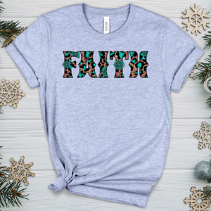 Faith Leopard P3 Heathered Tee