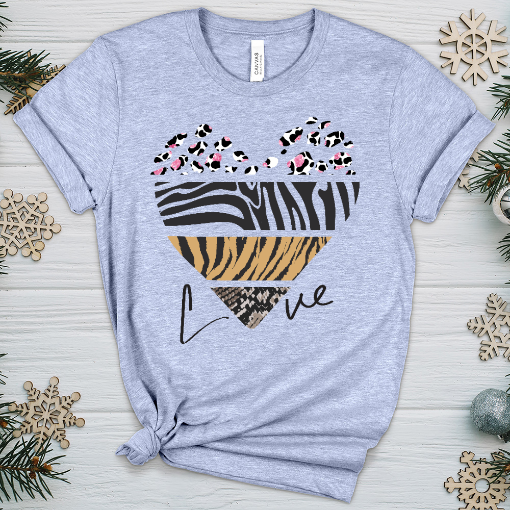 Love Is Wild 7 Heathered Tee