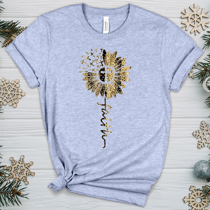 Faith Flower V5 Heathered Tee