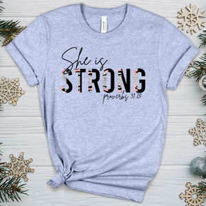 She is Strong 06 Heathered Tee