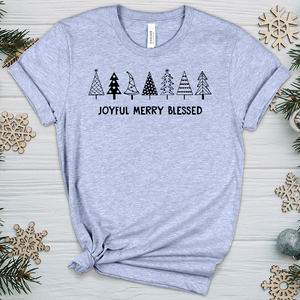 JMB Christmas Trees Heathered Tee