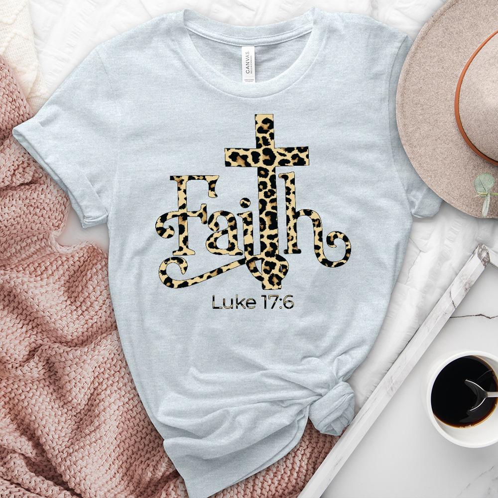 Faith Leopard Tee