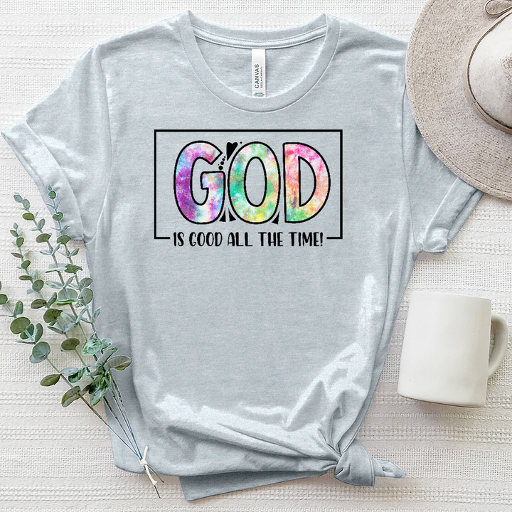 God Is Good All the Time Heathered Tee