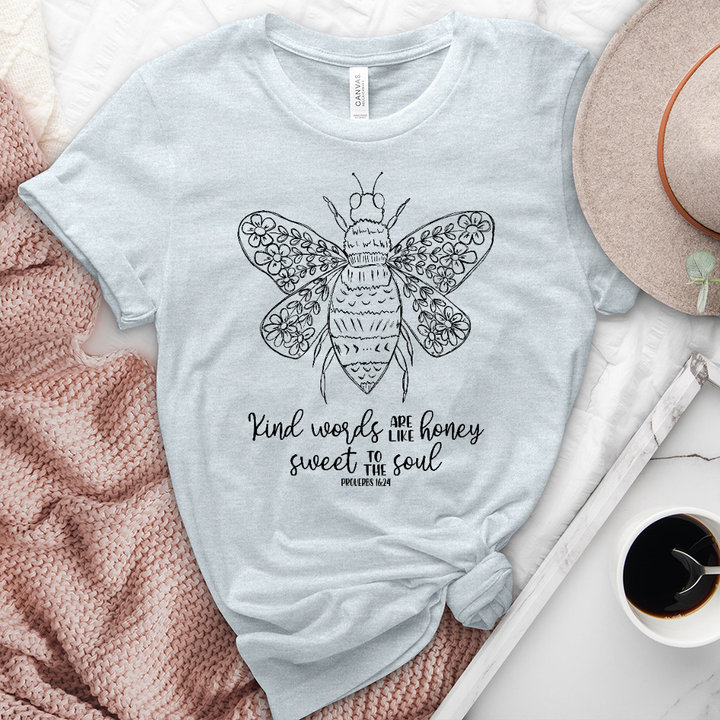 Proverbs 16:24 Heathered Tee
