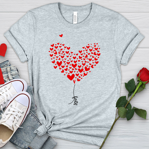 Faith Heart String Heathered Tee