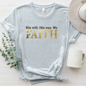 His Will, His Way Heathered Tee