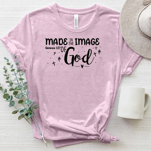 Made in His Image Heathered Tee