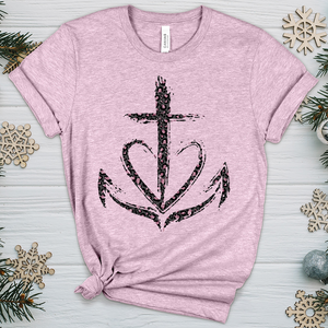 Leopard Anchor V1 Heathered Tee