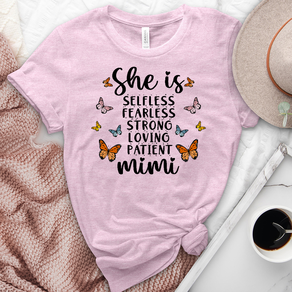 She Is Mimi Heathered Tee