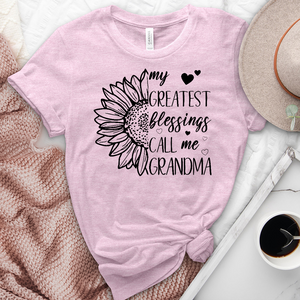 My Greatest Blessings Sunflower Heathered Tee