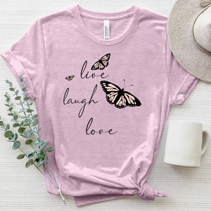 Live Laugh Lovin It Heathered Tee