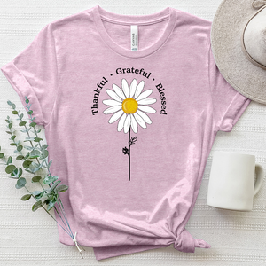 Thankful Daisy Heathered Tee