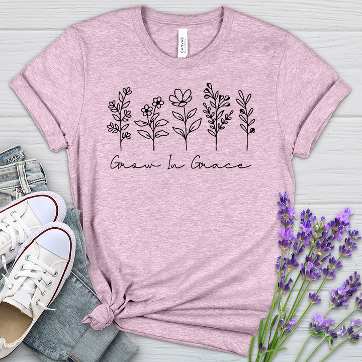 Grow In Grace Heathered Tee