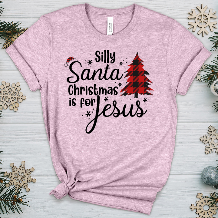 Silly Santa Heathered Tee