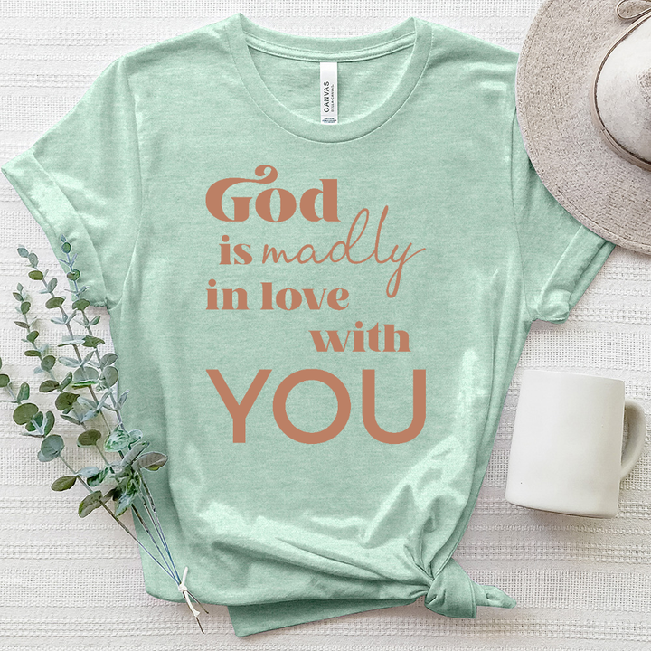 God Is Inlove With You Heathered Tee