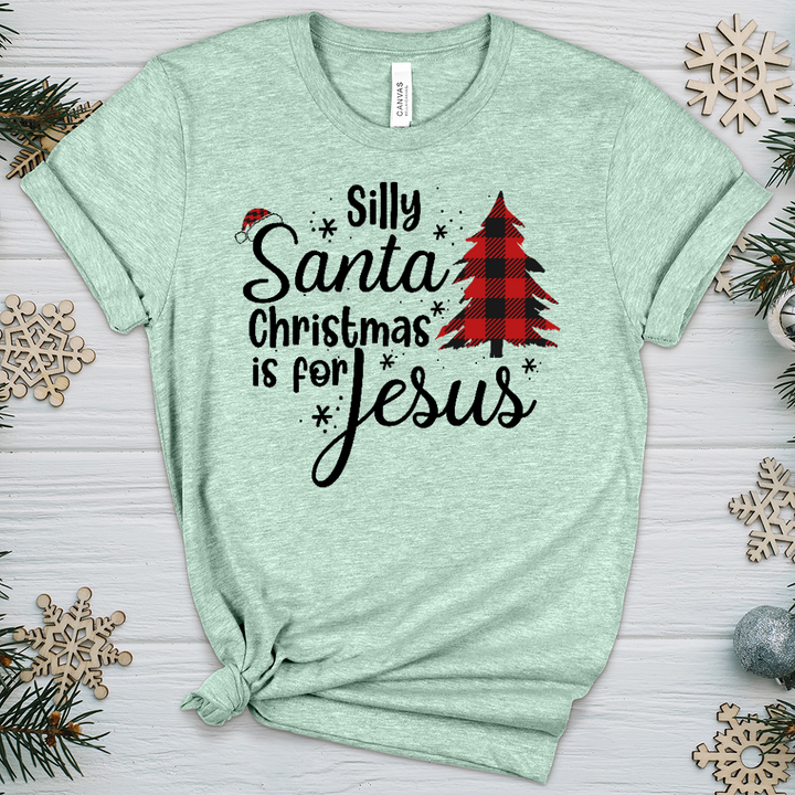 Silly Santa Heathered Tee