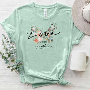 Love Jesus Heathered Tee