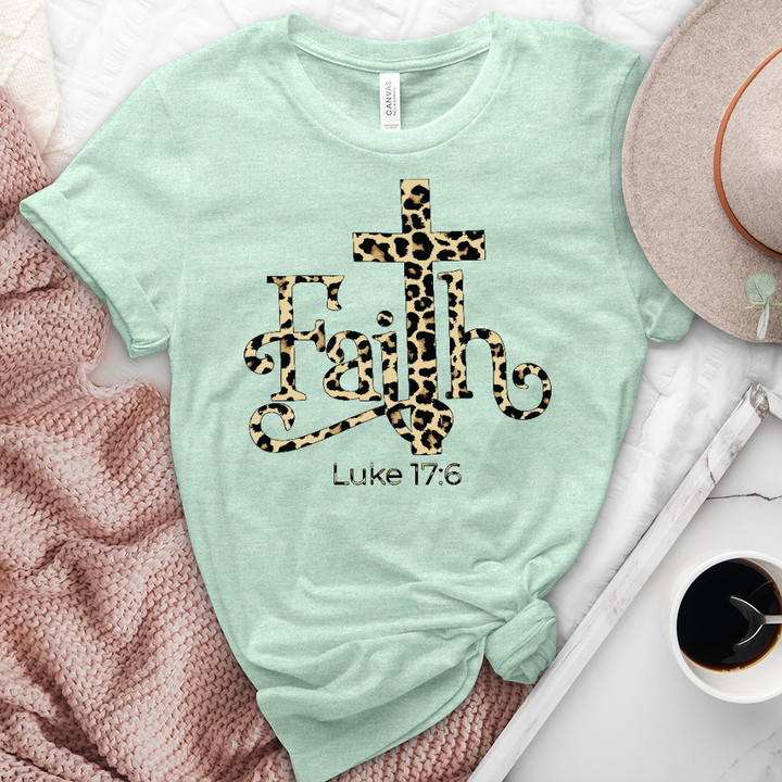 Faith Leopard Tee