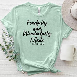 Fearfully and Wonderfully Made Heathered Tee