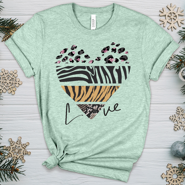 Love Is Wild 4 Heathered Tee