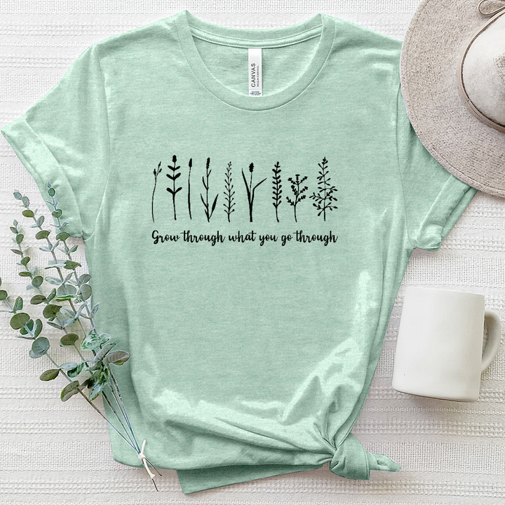 Grow Through Plant Heathered Tee