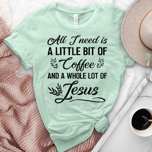 Whole Lot Of Jesus Heathered Tee