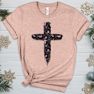 Leopard Cross V4 Heathered Tee