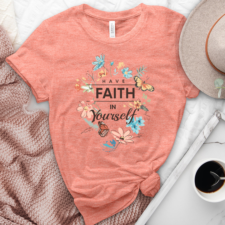 Have Faith Heathered Tee