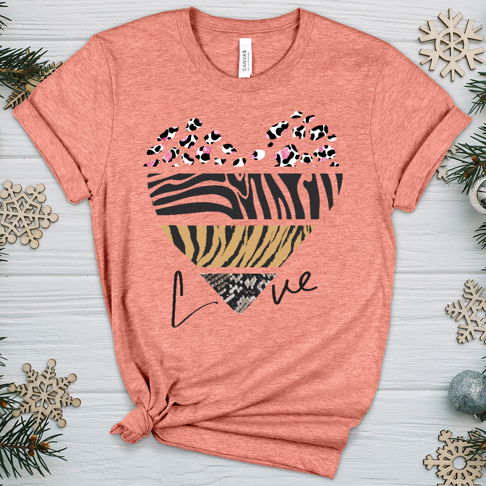 Love Is Wild 7 Heathered Tee