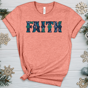 Faith Leopard P8 Heathered Tee