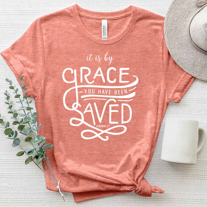 It Is by Grace Heathered Tee