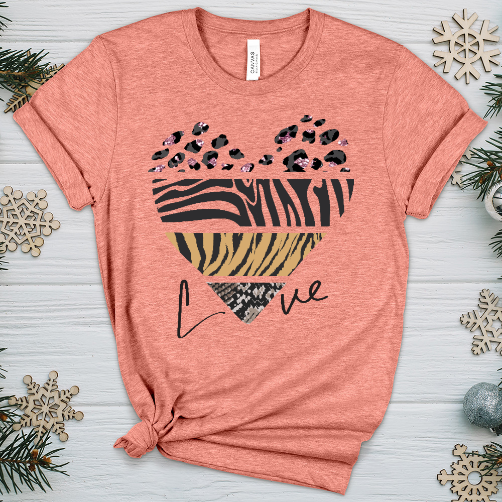 Love Is Wild 4 Heathered Tee
