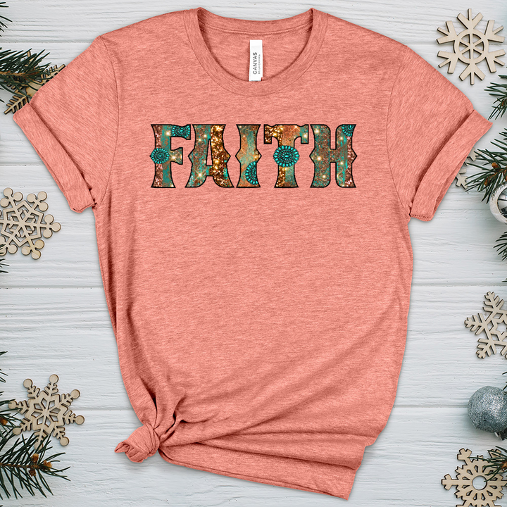 Faith Leopard P2 Heathered Tee