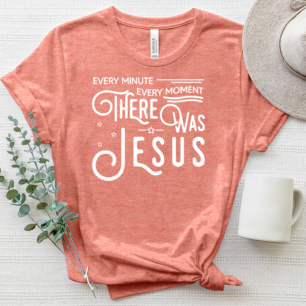 There Was Jesus(White) Heathered Tee