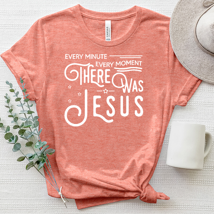 There Was Jesus(White) Heathered Tee