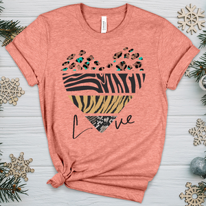 Love Is Wild 3 Heathered Tee