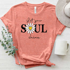 Let Your Soul Shine Heathered Tee