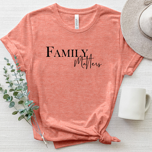 Family Matters Heathered Tee