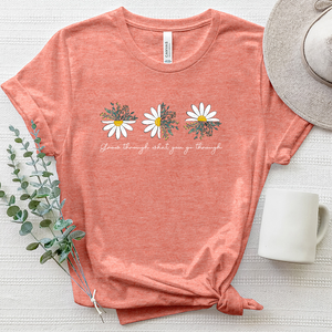 Grow Through Daisy Heathered Tee