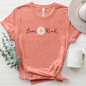 Love is Kind Daisy Heathered Tee