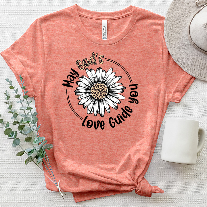 My God's Love Sunflower Heathered Tee