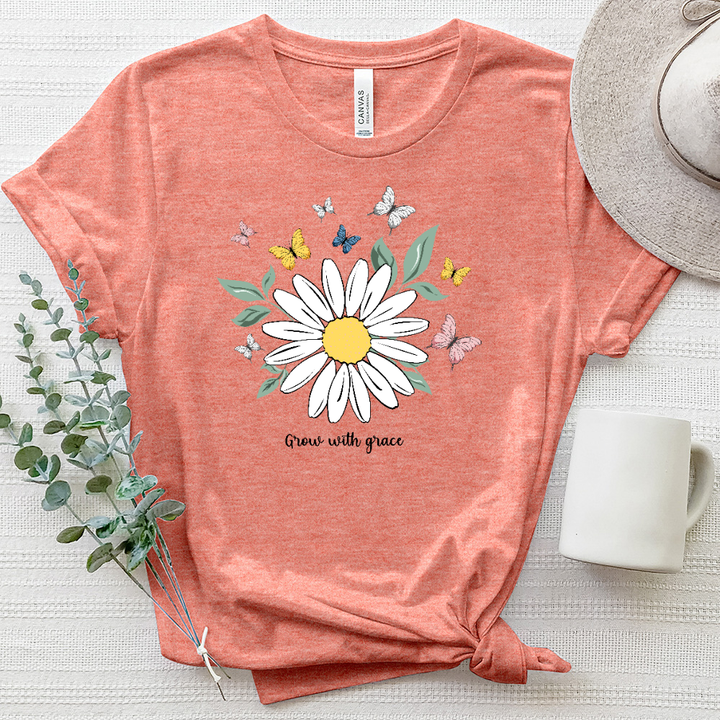 Grow with Grace Daisy Heathered Tee