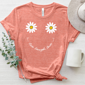 Live Laugh Love Smiley Face Heathered Tee