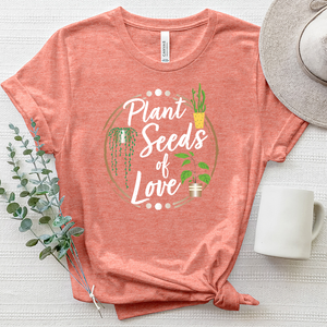 Plant Seeds Of Love Circle Heathered Tee