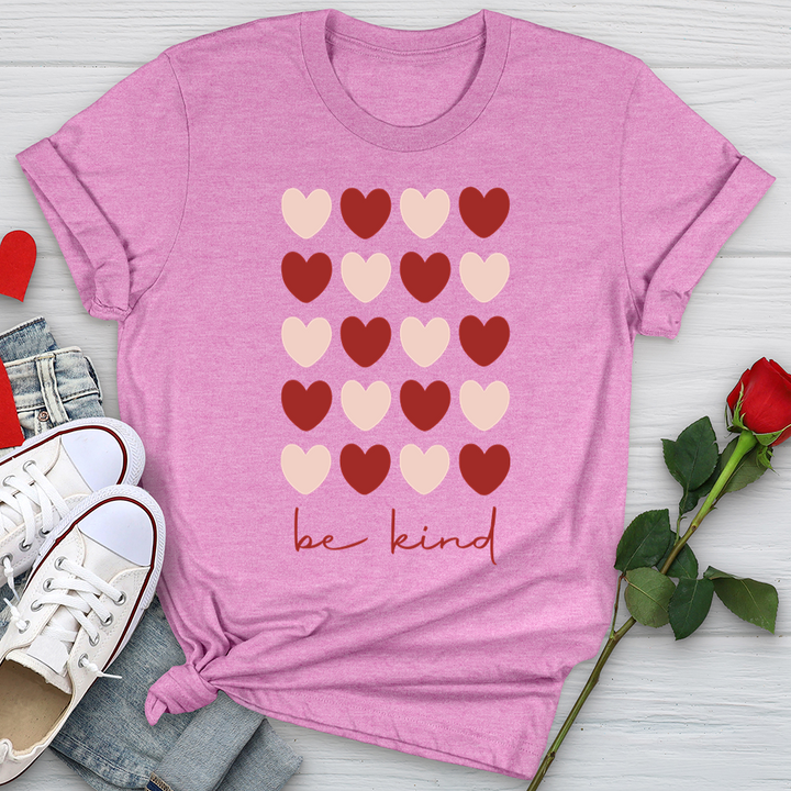 Be Kind Heart 01 Softstyle Tee