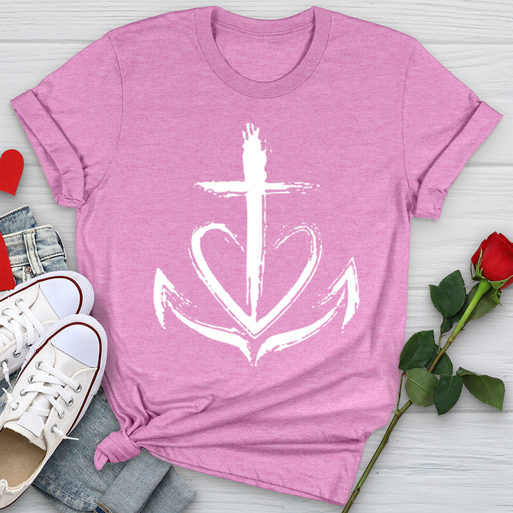 Faith is the anchor Softstyle Tee