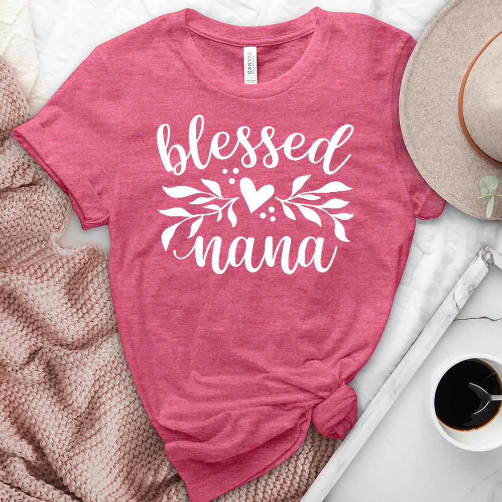 Blessed Nana Heathered Tee