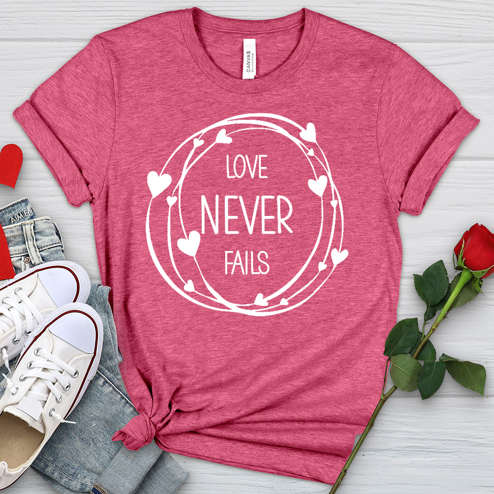 Heart Wreath Heathered Tee