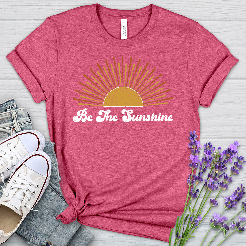 Be The Sunshine Sun Heathered Tee