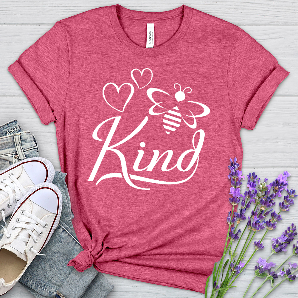 Bee Kind 01 Heathered Tee